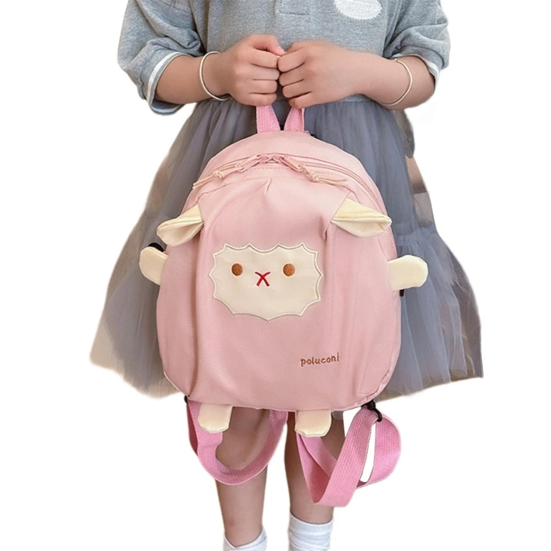 Children Backpack Girl Cartoon Sheep Backpack Japanese Crossbody Bag Travel Backpack School Bag for Kindergartens E74B