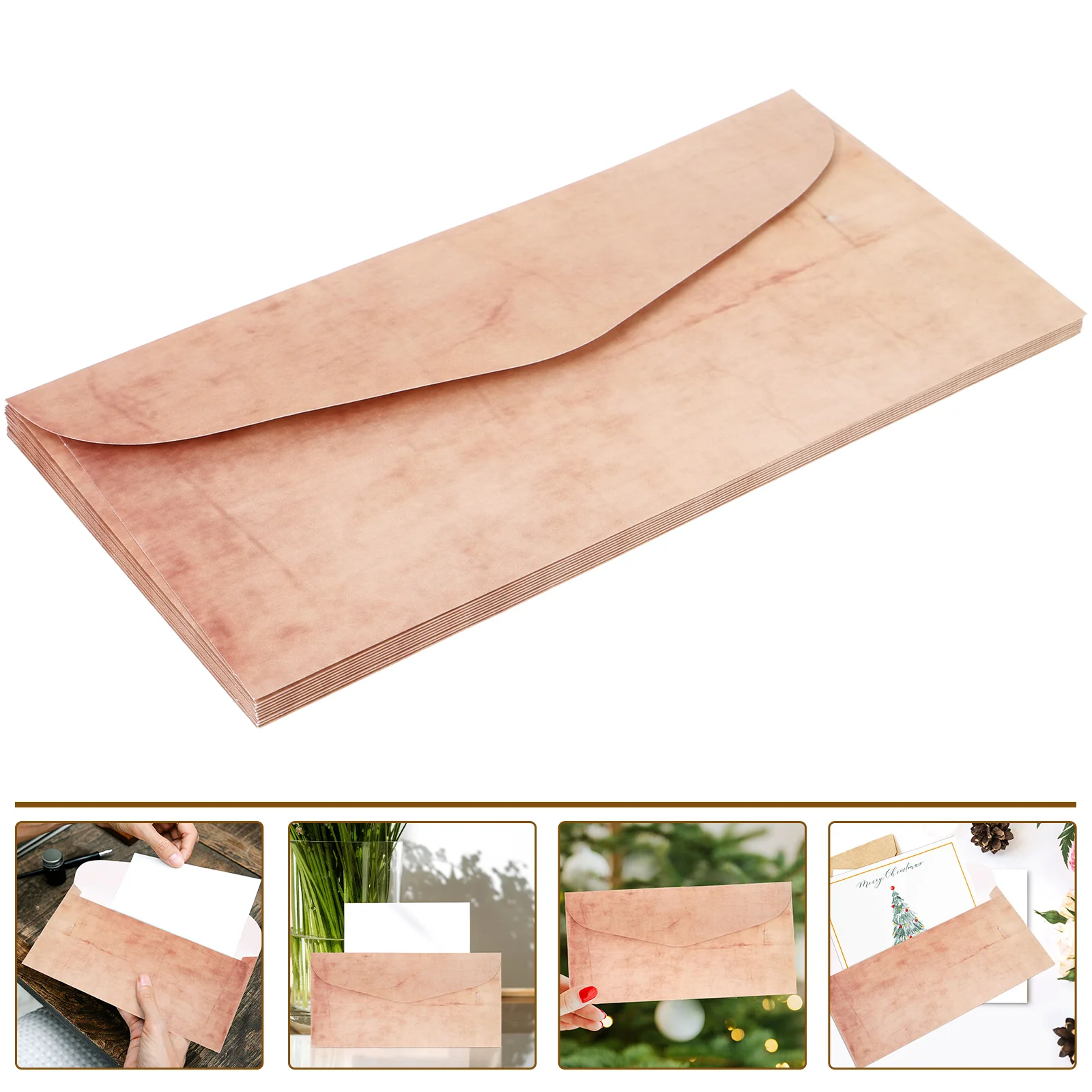 10 Pcs Card Envelopes Set Writing Letter Cover for Supply Container Packaging Photo