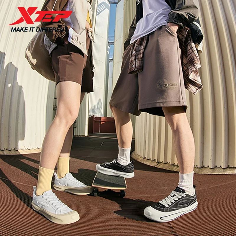 أحذية التزلج النسائية Xtep Starfall لصيف 2025، أحذية كاجوال مريحة وخفيفة الوزن وعصرية على طراز الشارع 875218310010