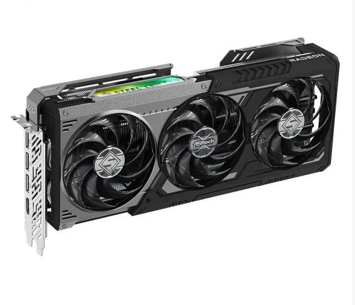 

Suitable for ASRock AMD computer graphics card RX9070XT SLD 16G Steel Legend Black