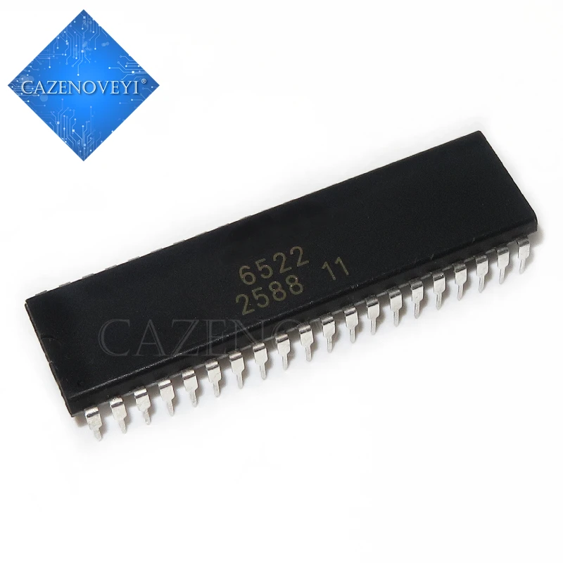 10pcs/lot MOS-6522 MOS6522 6522 DIP-40 In Stock