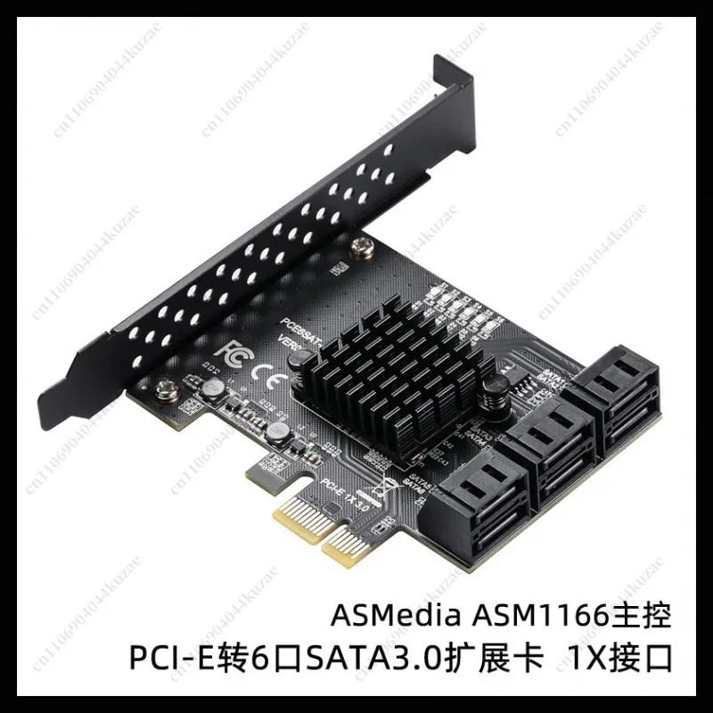 PCI-E 3.0 GEN3 SATA3.0 Hard Drive Expansion Card, 6/8/10 Ports 6G High-speed Disk Adapter Card with Stable Main Control Chip