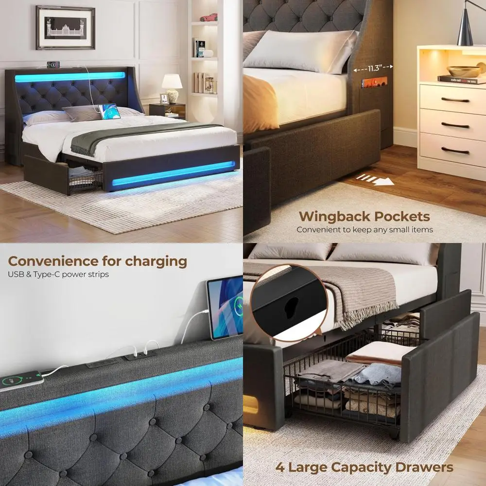 Ull Bed E With Led …