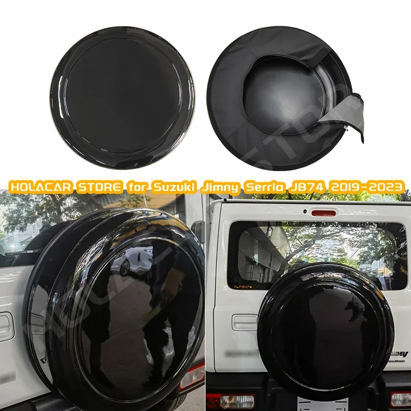 Car Spare Wheel Cover with Decal Sticker for Suzuki Jimny JB64 JB74 2019 2020 2021 2022 2023 2024 2025 Spare Tire Cover