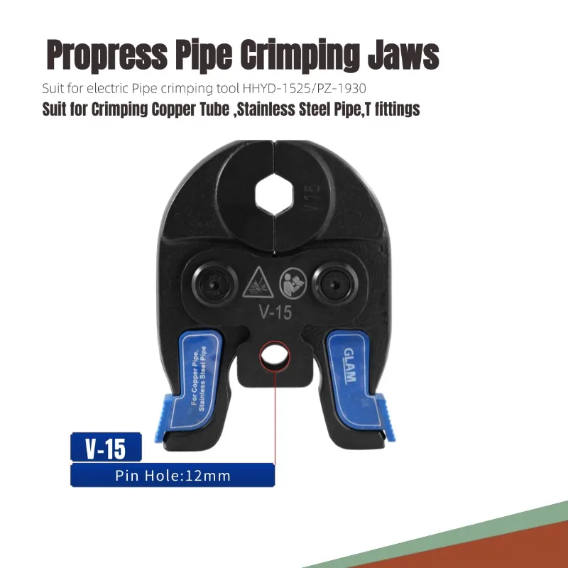 PEX CrimpingJawsPipePressDies V15 V18 V22 V28, ReplacementJaw forHydraulic PEXPipe CrimpingTool, Please Select Size Before Order
