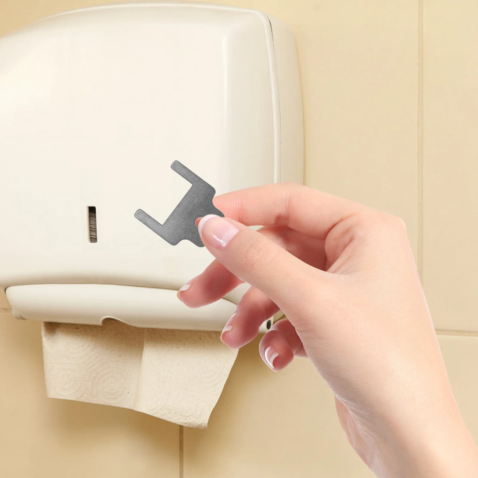 

Toilet Paper Dispenser Key Universal Metal Replacement For Commercial Restroom Paper Towel Holder High-Traffic Office Mall
