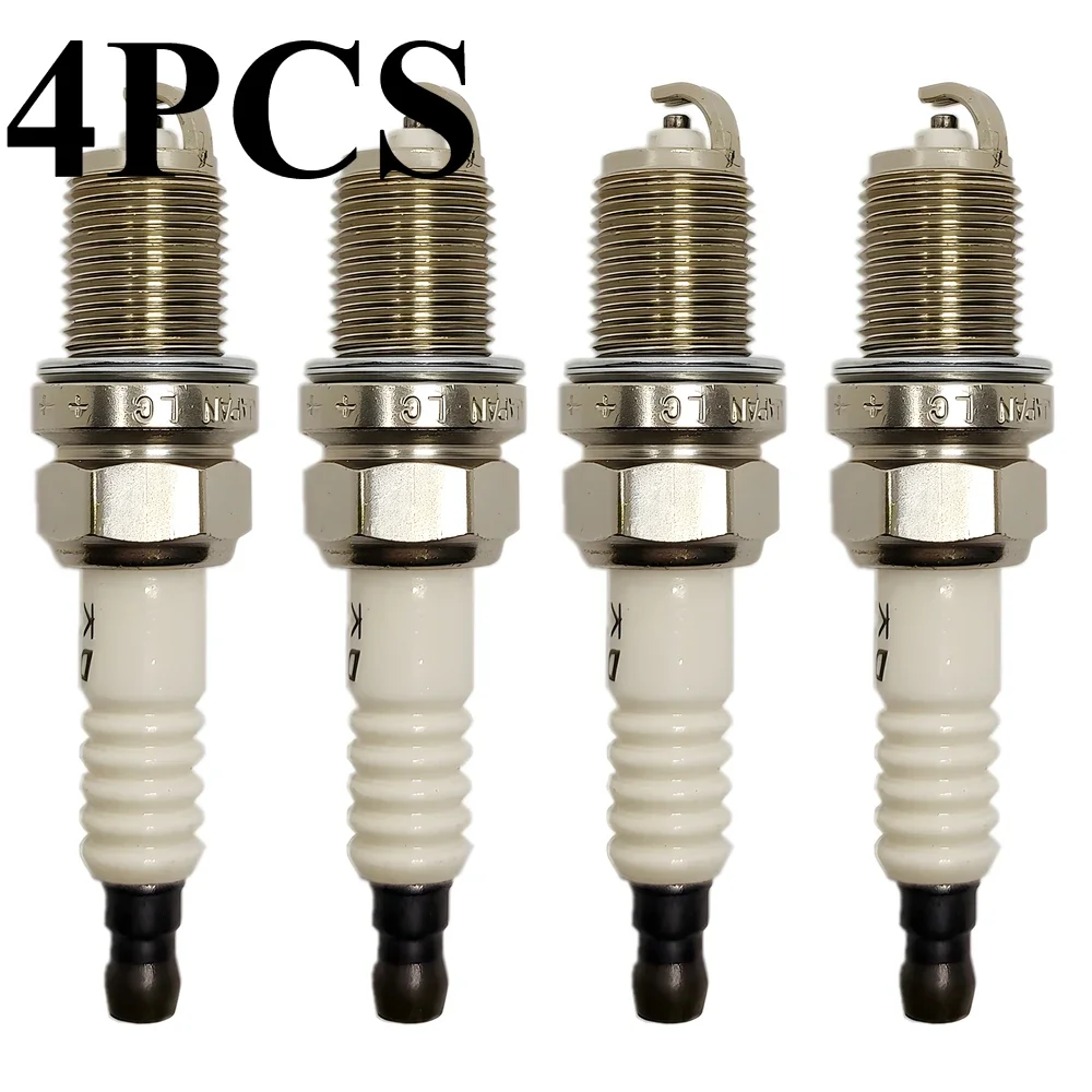 

4pcs 90919-01166 K20R-U U-Groove Nickel Spark Plug Fit for Toyota Sequoia Tundra 4.7L 9091901166 K20RU 90080-91048 90919-YZZAF