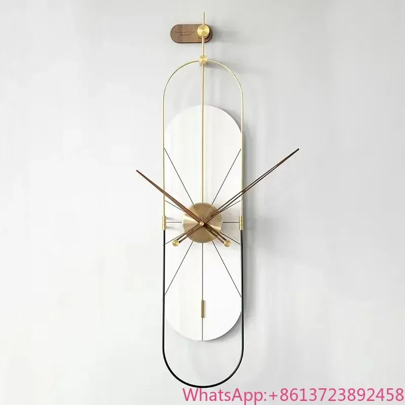 

20*91 cm High Quality Light Luxury Wall Clocks Fashion Modern Home Decor Porch Silent Wall Clock