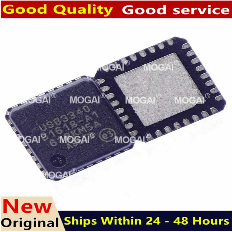 

(10 шт.) Новый USB3300 USB3340 3300-EZK 3340-EZK USB3300-EZK USB3340-EZK USB3300-EZK-TR USB3340-EZK-TR QFN-32