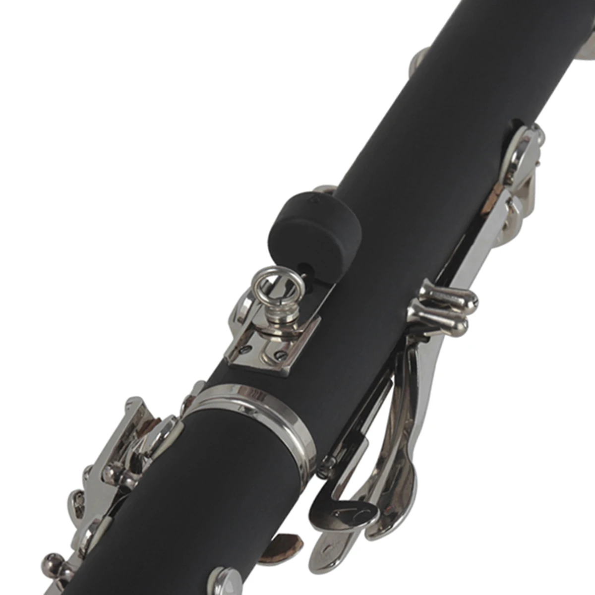

5 pcs Black Rubber Clarinet Thumb Rest Protector Cushion for Comfortable Finger Position Durable Instrument Hand Protection