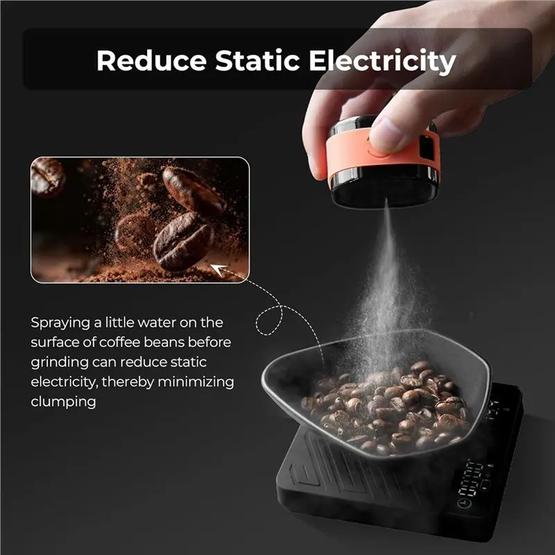 ABMS-Coffee Bean Atomizer, 20Ml Anti-Static Bottle For Espresso Machine Accessories Cofee Tool For Home& Commercial Grinder Grin view 4