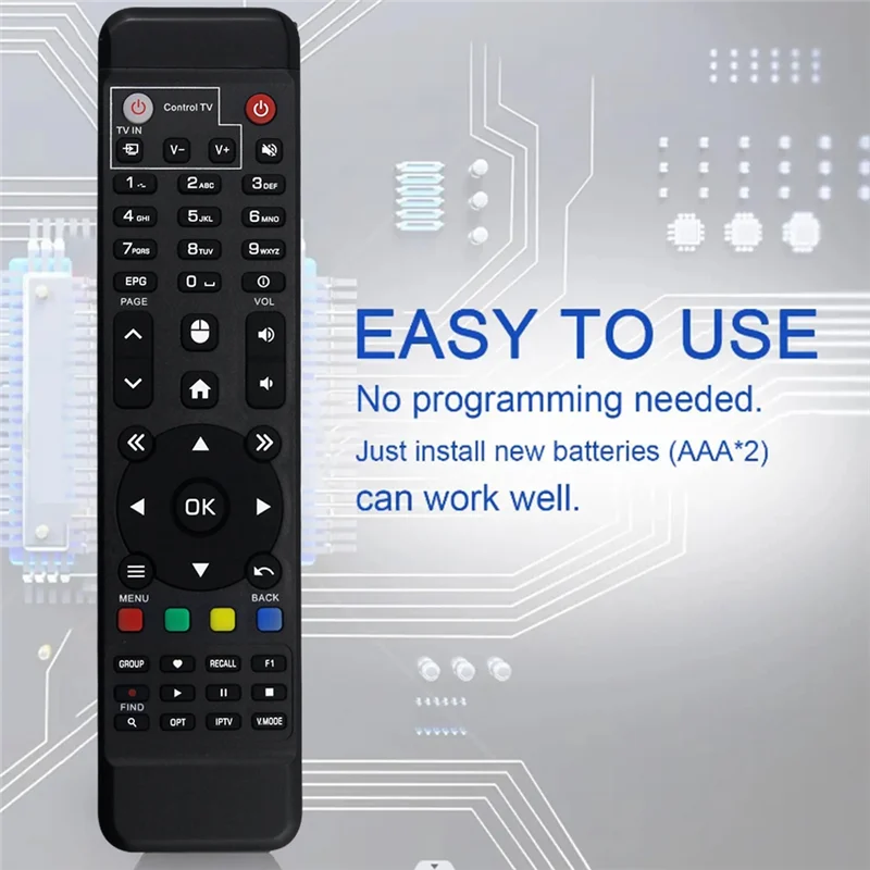 【NEW】Amiko A6N/A6N MAX 셋톱박스 리모컨용 리모컨 교체