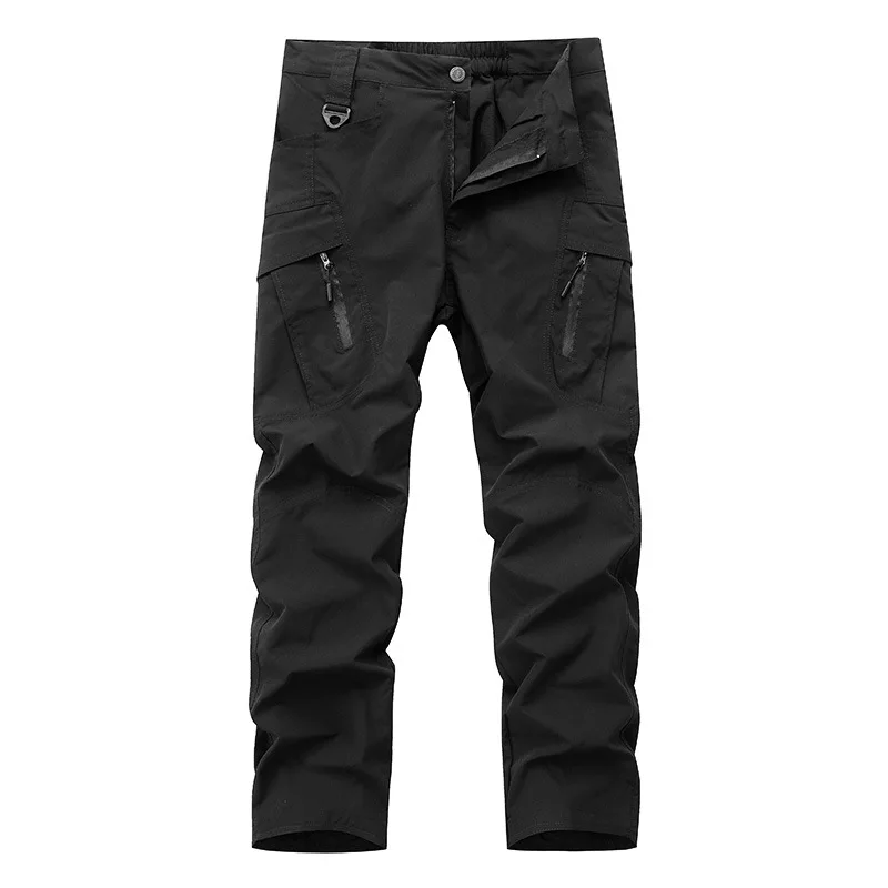 Herren-Leichtgewicht-Wasserdichte-Taktische-Cargohose-Schnelltrocknende-Wanderhose-Arbeitshose-Taschenhose-für-Camping-Angeln-Reisen