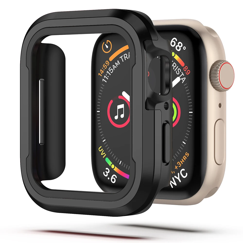 Abdeckung für Apple Watch Case Ultra 2 49 mm, Displayschutzfolie, Aluminiumlegierung + Stoßstange, iWatch Serie 10, 9, 8, 7, 6, 5 SE 46 mm, 42 mm, 44 mm, 40 mm