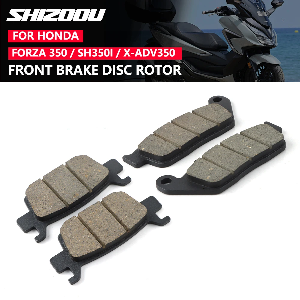 Für Honda FORZA 350 FORZA350 2021-2023 SH350i X-ADV350 2022-2023 Motorrad Vordere Bremsbeläge Hintere Bremsbeläge Scheibenbremsbeläge