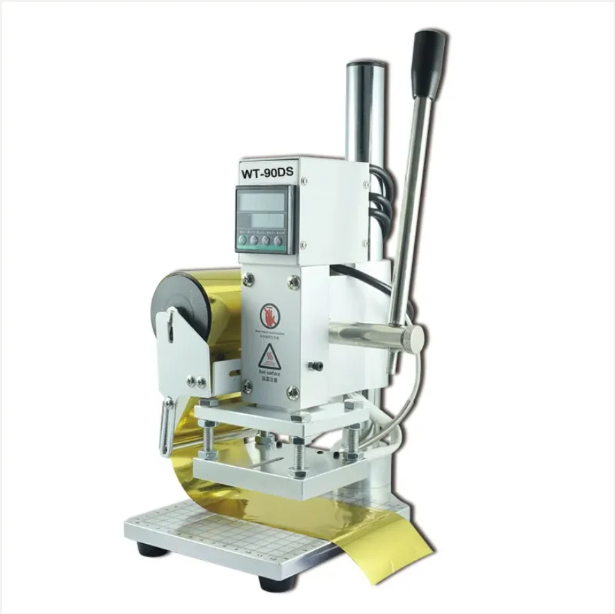 Heißfolienprägemaschine Lederprägemaschine 2 in 1 für Papierholz-Logo-Druck 220 V oder 110 V