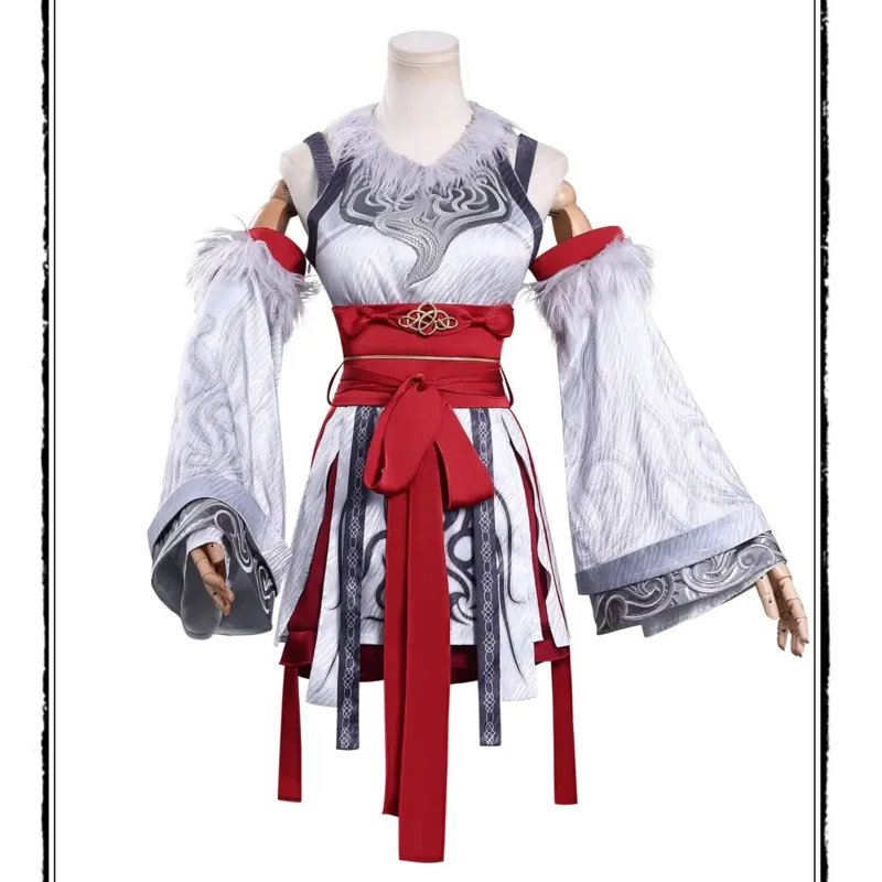 

A Record of a Mortal’s Journey to Immortality Silver Moon Cosplay Costume Uniform Halloween Party for Women Men Carnival Props