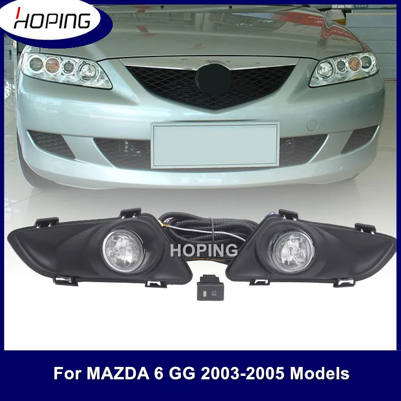 

Hoping 1 SET Front Bumper Fog Light Fog Lamp Wiring Switch Harness Halogen Set For Mazda 6 Atenza GG 2003 2004 2005