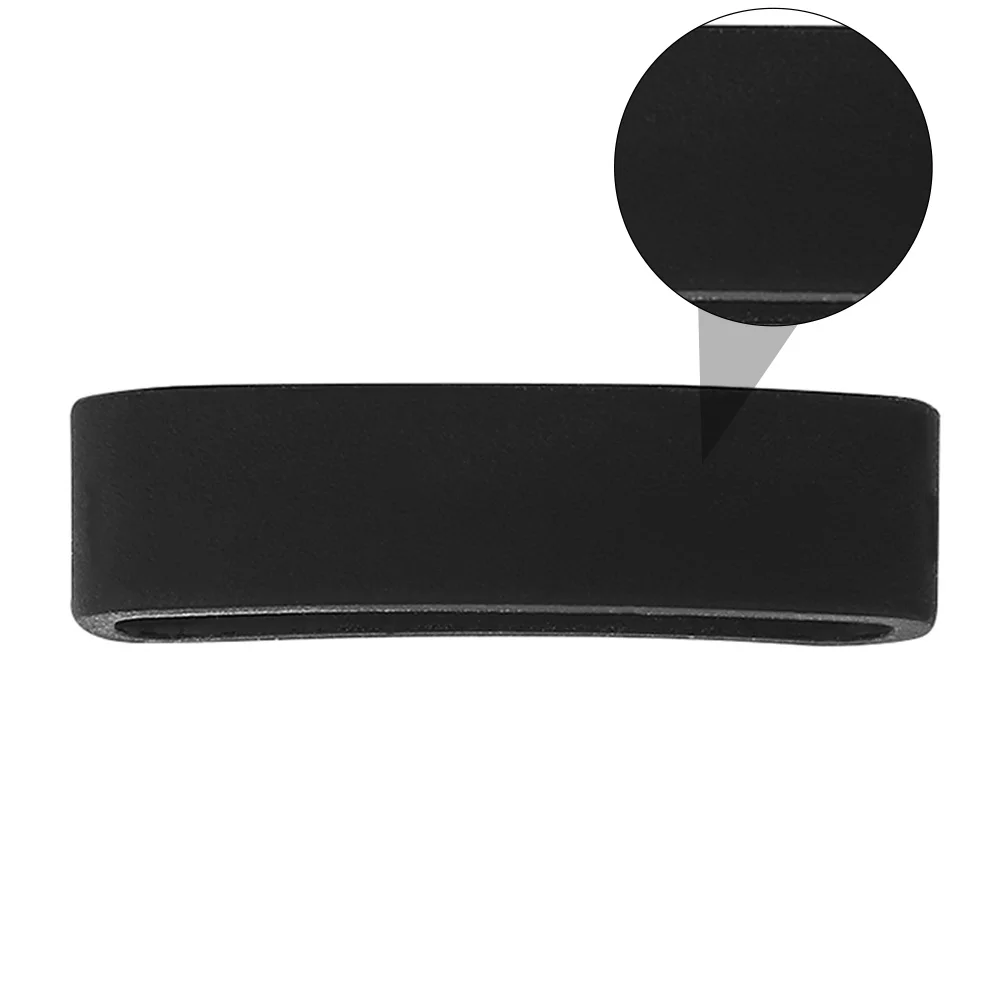 1Pcs Silicone Watch Band Loop High Quality Strap Ring Replacement Compatible with Suunto Core Non-Slip Fine Workmanship Black