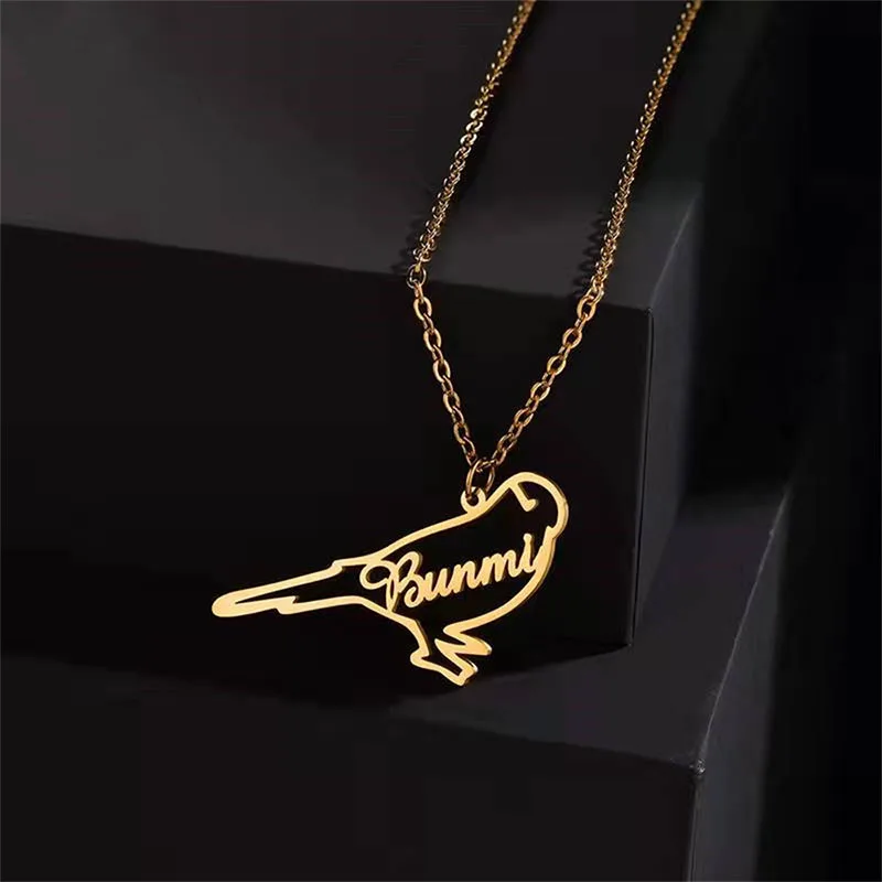 Customized Golden Friends Thick Chunky Necklace Funny Trendy Raper Femmes Wedding Best Man Boys Double Deck High Quality 2024