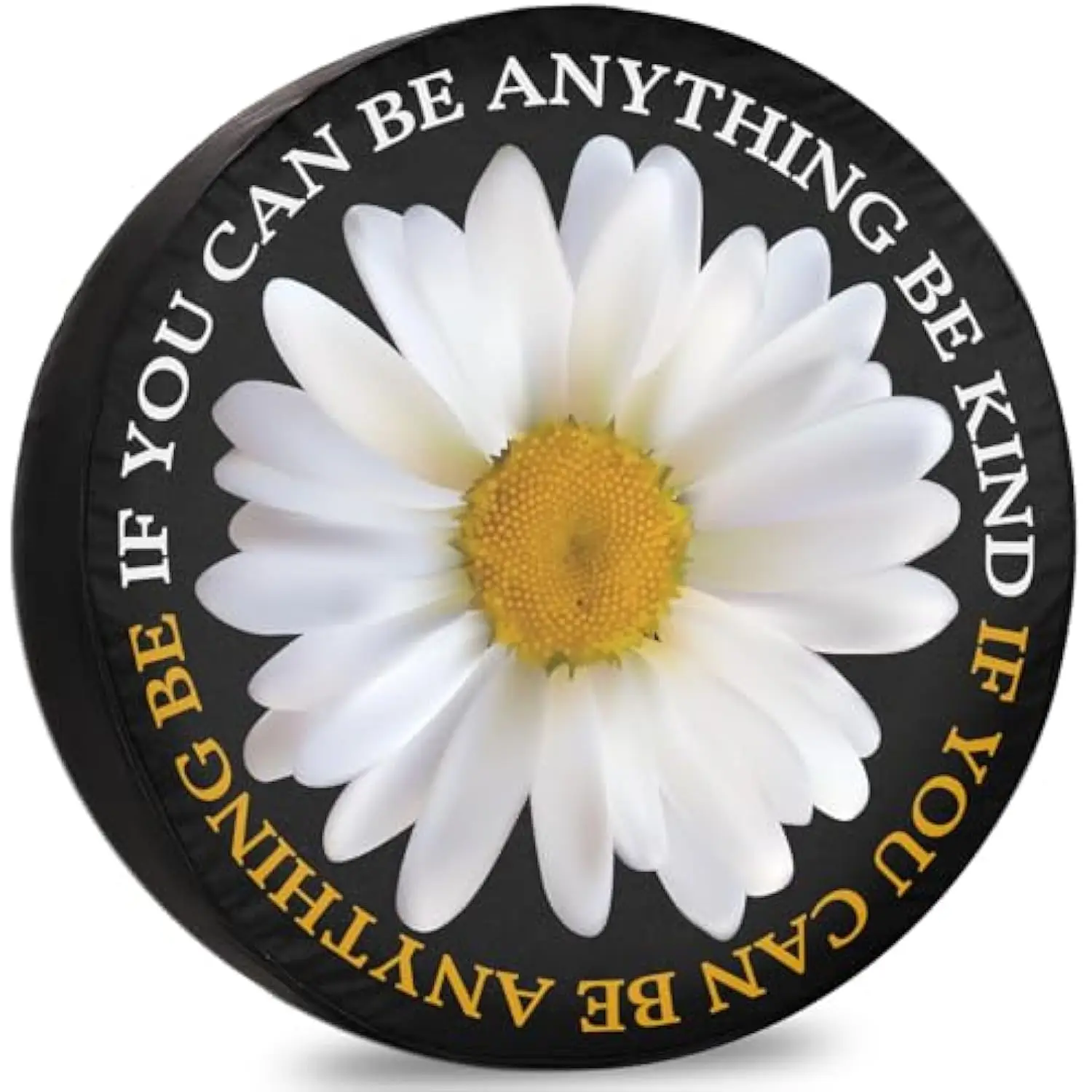 Be Kind Daisy غطاء الإطار الاحتياطي الملهم اللطف، ملحق مقطورة السفر، غطاء متين #1