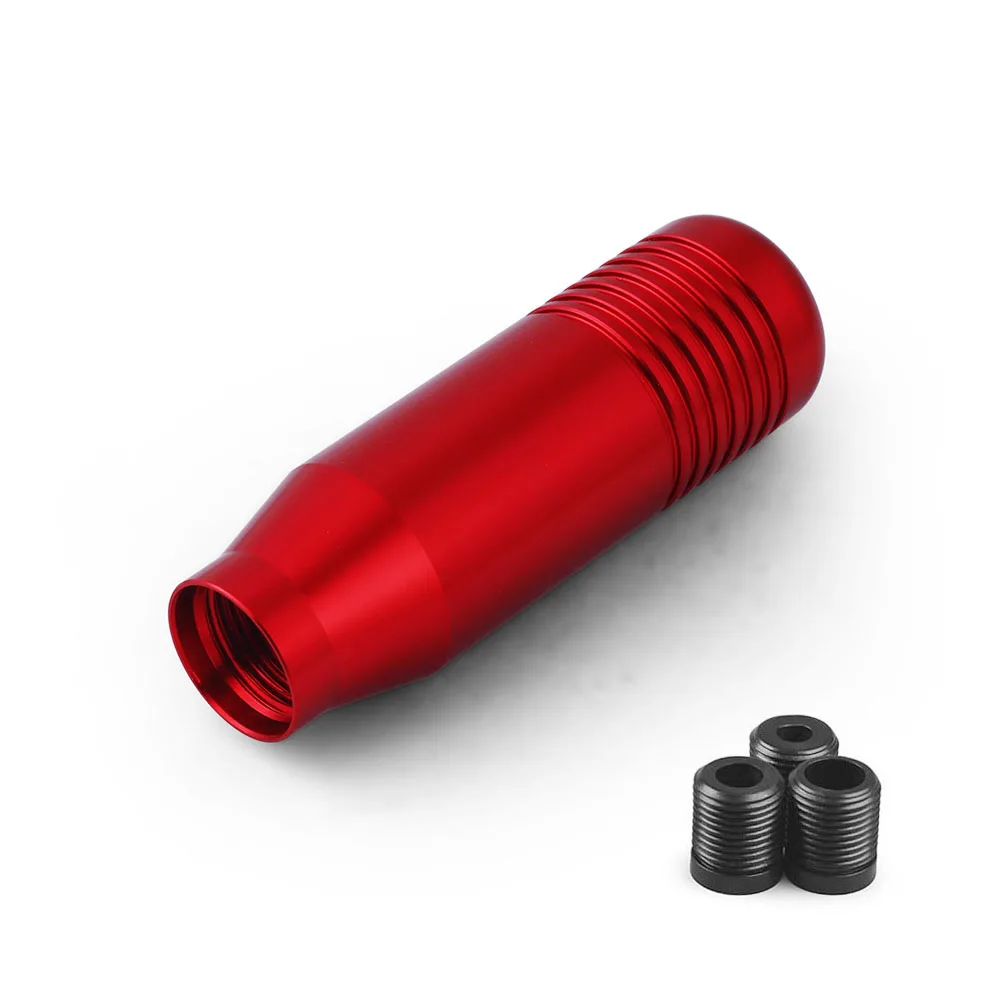 8,5 cm auto ctylish pookknop stok handgeschakelde universele auto aluminium verlengde versnellingspook versnellingskopknop