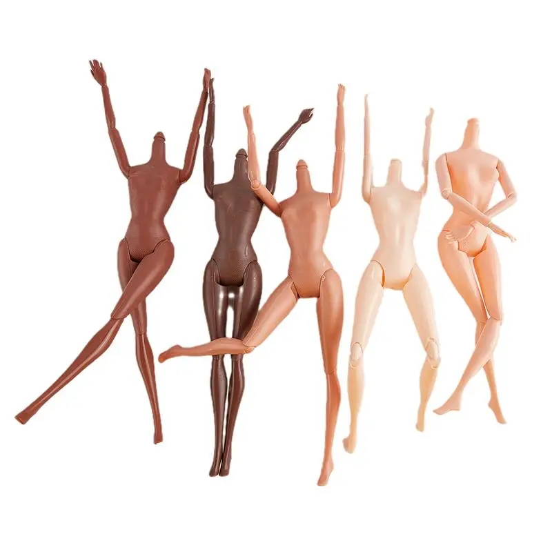 11 Movable Joints Black Skin African Doll Nude Body Educational Girl Toy Gift for KidsHotsale