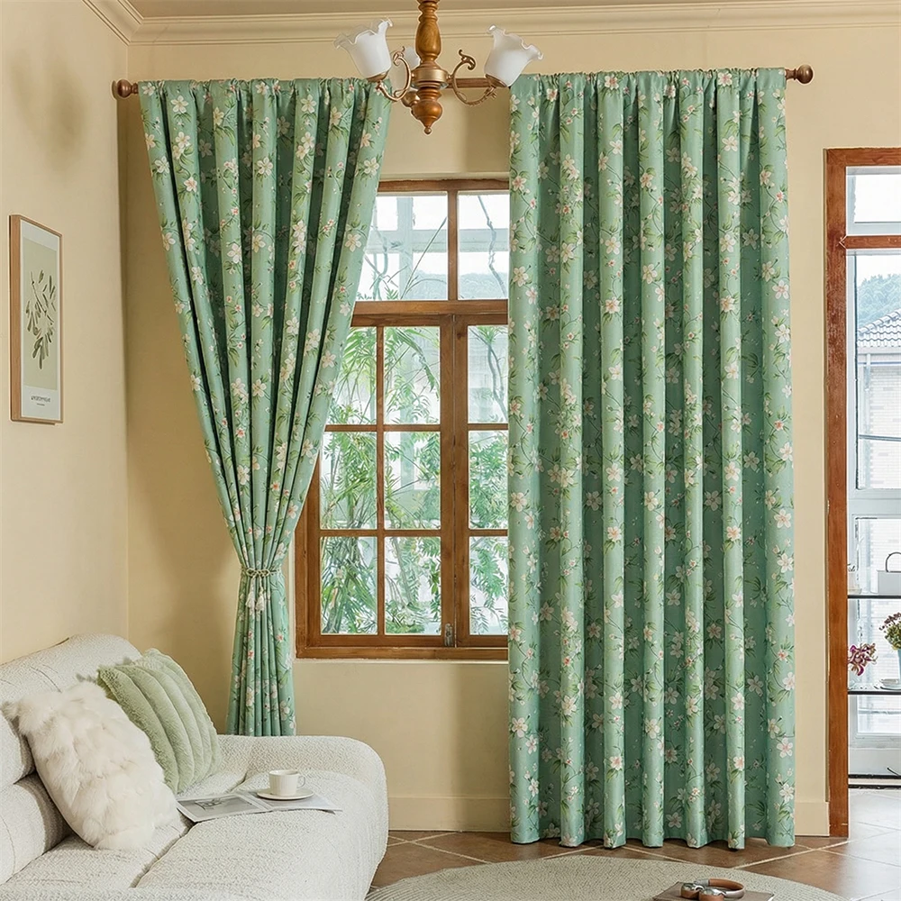1 Piece, Romantic Pastoral Flo - Blackout Curtain Nursery recension och pris