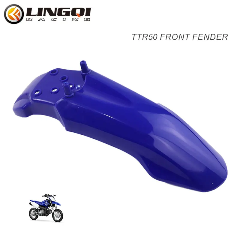 

LYNNCHI Motorcycle TTR50 Front Fender Plastic Parts Shell Cover Guard Mud Flap For Pit Dirt Bike Off Road TTR 50 Mudguard Parts