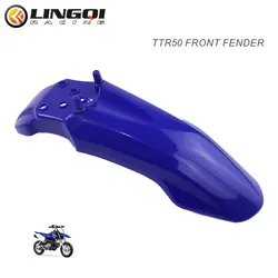 LYNNCHI Motorcycle TTR50 Front Fender Plastic Parts Shell Cover Guard Mud Flap For Pit Dirt Bike Off Road TTR 50 Mudguard Parts