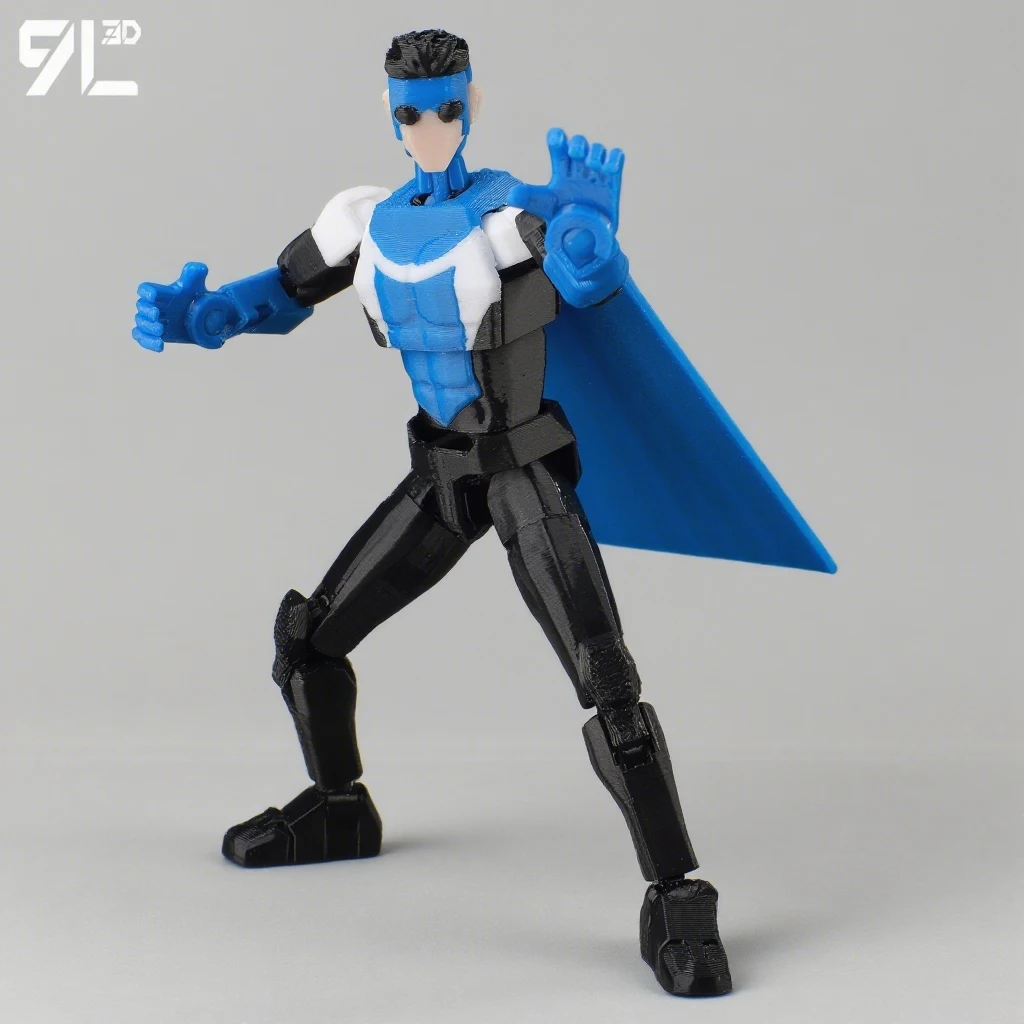 9L3D Titan13 Invincible Boy  Action Figure Detachable Armor Collectible Anime Merchandise for Kid Hot Sale in Animation Category
