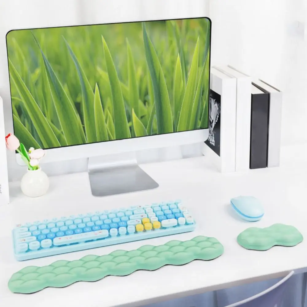 

Ergonomic Wrist Support Mouse Pad Non-Slip Slow Rebound Keyboard Hand Cushion Comfortable Soft Hand Support Pillow