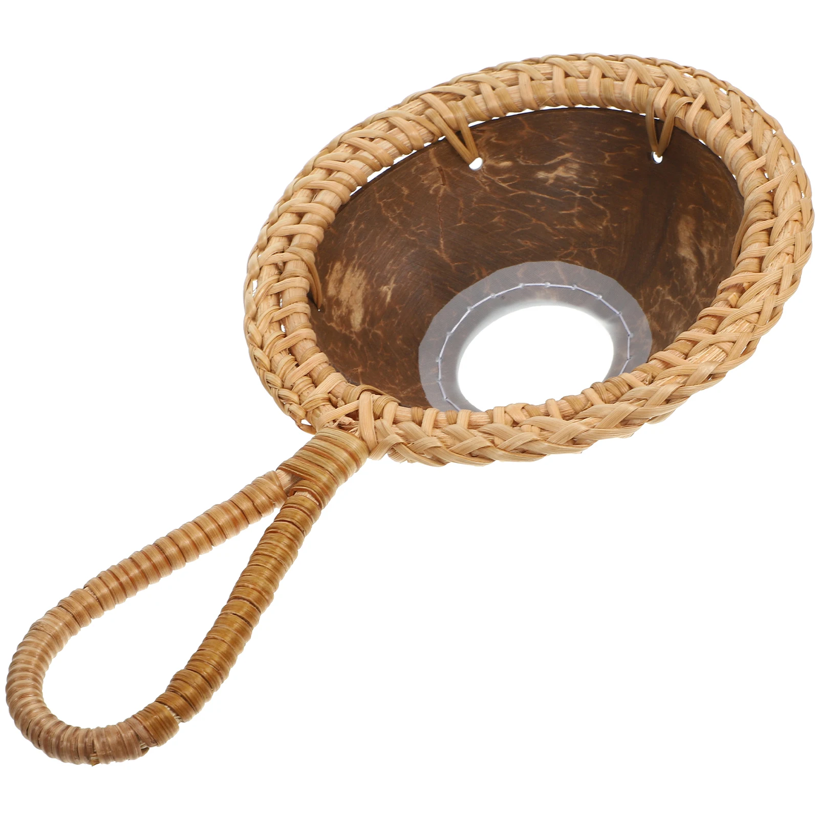 

1pc Coconut Shell Infuser Natural Reusable Filter Smooth Surface No Burr Handmade Strainer For Home Daily Use Kung Fu Set Supply