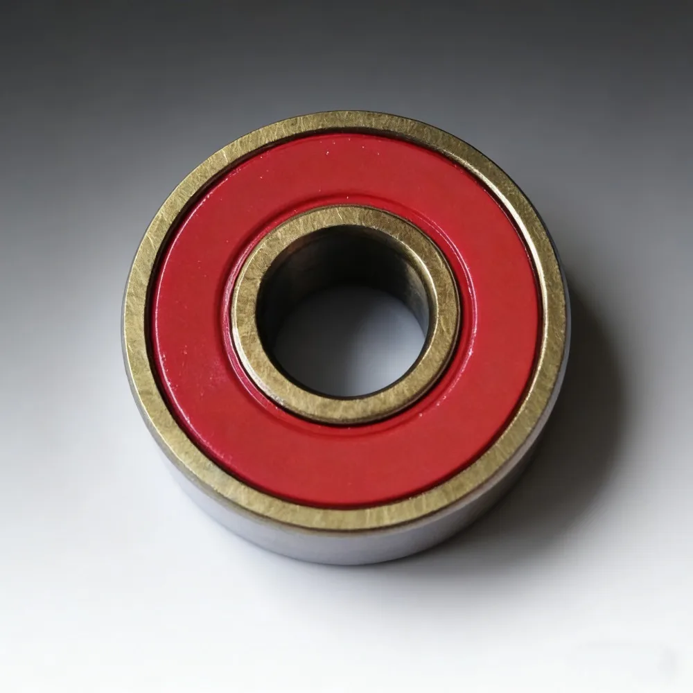 

Подшипник 608 1RS с ультрагладкой титаново-золотой отделкой, 8x22x7, антикоррозийный, прочный, для фристайл-скутеров и профессиональных райдеров, 1 шт.