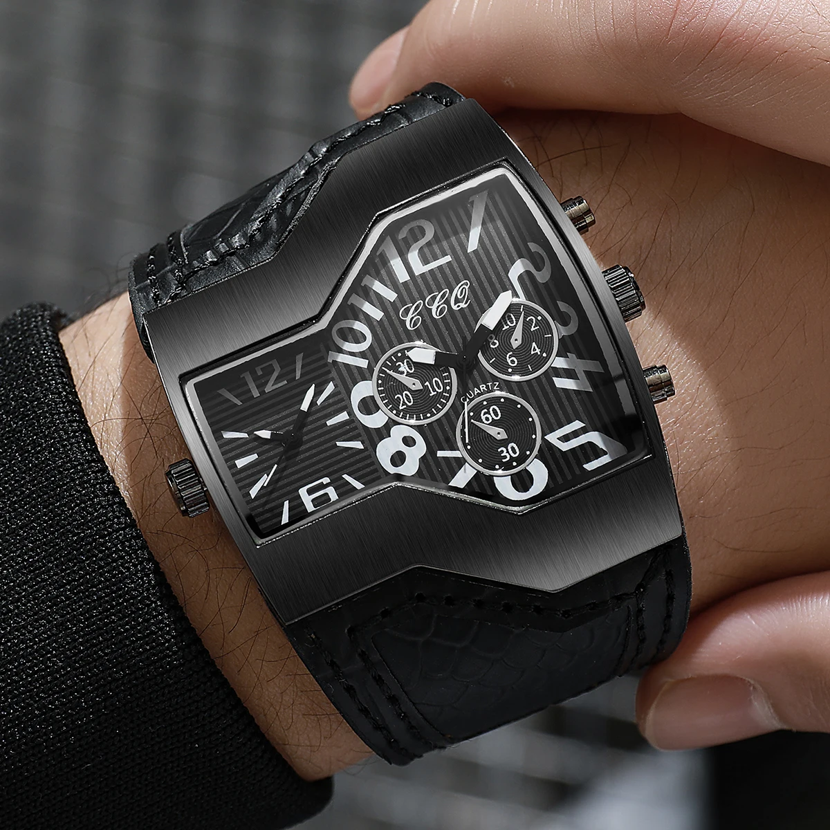 1 шт., загадочные часы-сюрприз – обзор и цена Leather Watch Band Men