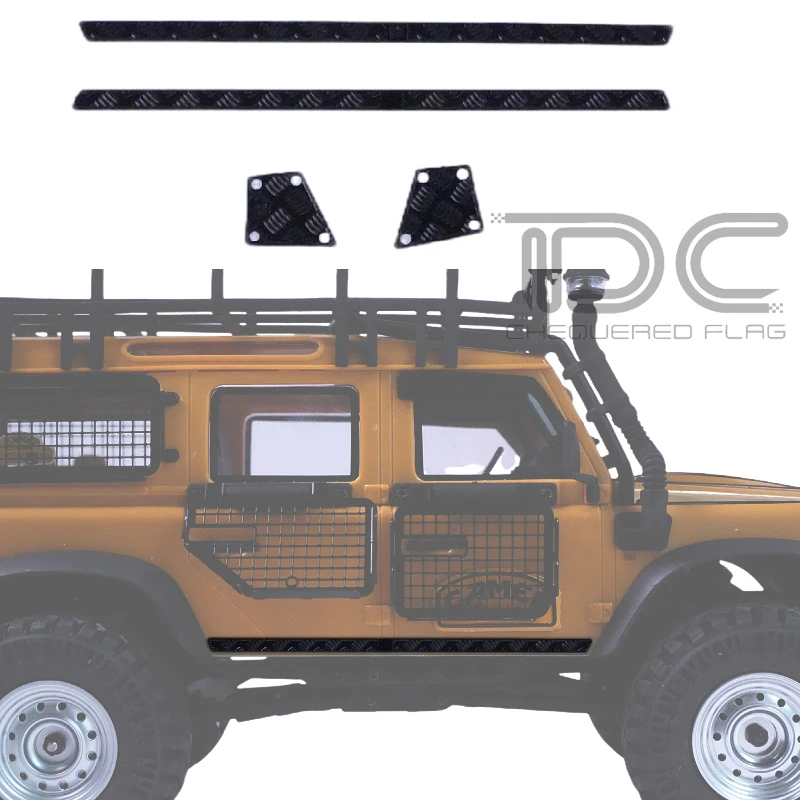 FMS FCX24M 1 세대 디펜더 D90 D110 키트 액세서리, 1/24 RC 자동차 차량 업그레이드 시뮬레이션 보호 갑옷 장식