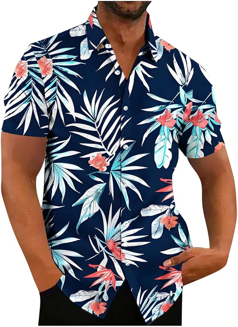 

Мужская гавайская рубашка с 3D-принтом, повседневная пляжная модная рубашка, тропическая, с пальмовым принтом, люксовая, черная, винтажная, забавная, оверсайз, унисекс одежда