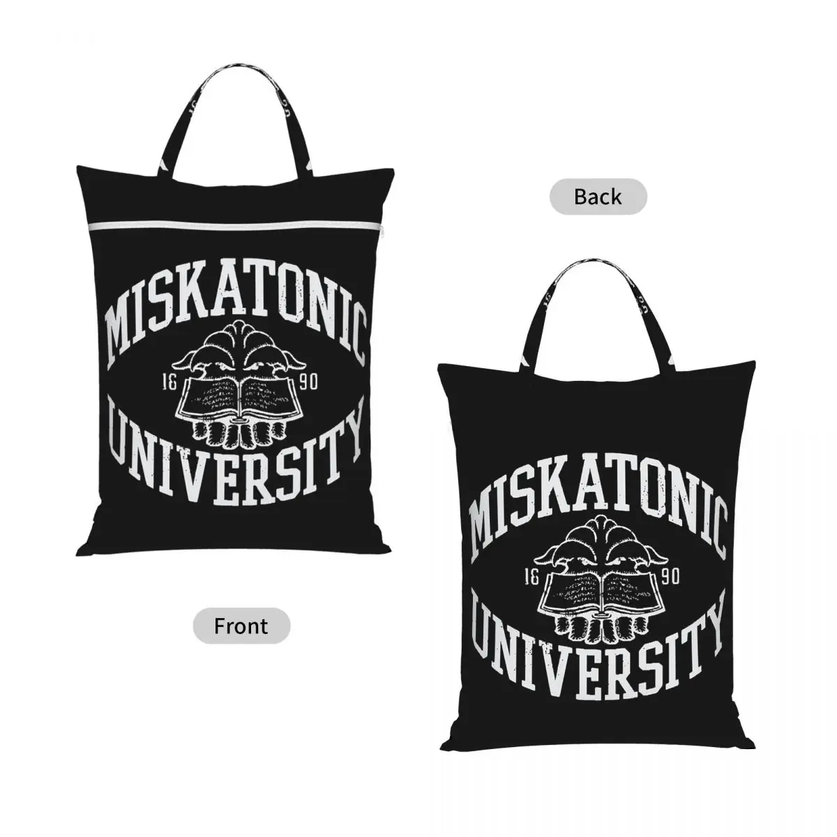 Call Of Cthulhu Necronomicon Miskatonic University Cthulu And Lovecraft Laundry Foldable Laundry Organizer Washing Basket