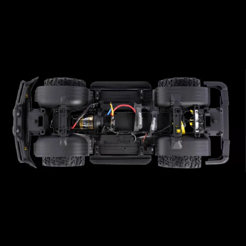 FRC 1/10 نسخة مصقولة LC80 معدلة ثلاثة ألوان RC 4WD محاكاة كهربائية على الطرق الوعرة مركبة 2.4G التحكم عن بعد لعبة للأولاد الكبار