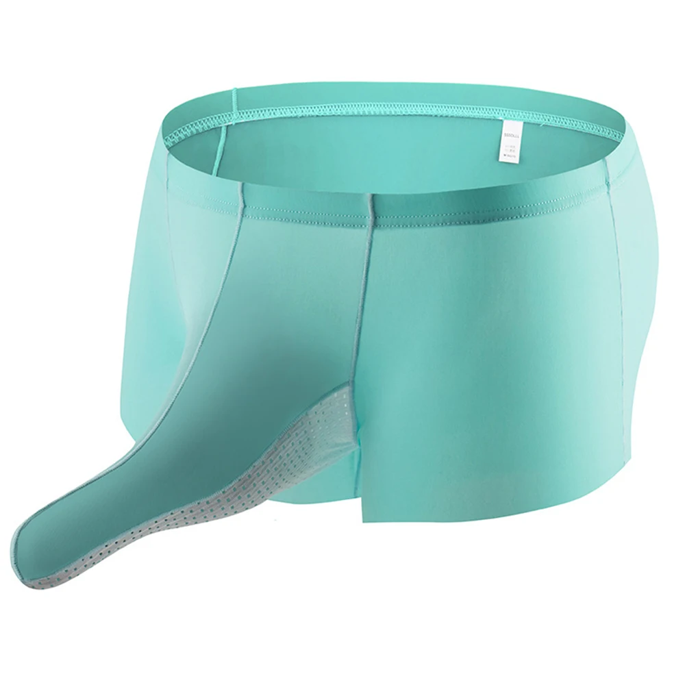 Pakaian dalam petinju Bikini celana dalam bersirkulasi kantong celana dalam hidung celana elastis seksi celana dalam jaring sutra es gajah