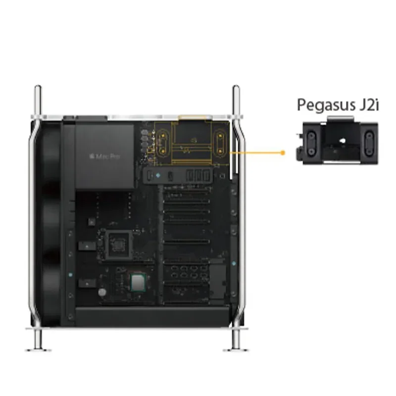 PROMISE 8TB  Pro Pegasus J2i MPX RAID storage module for  Pro Hard draiver expansion accessories Internal hard disk