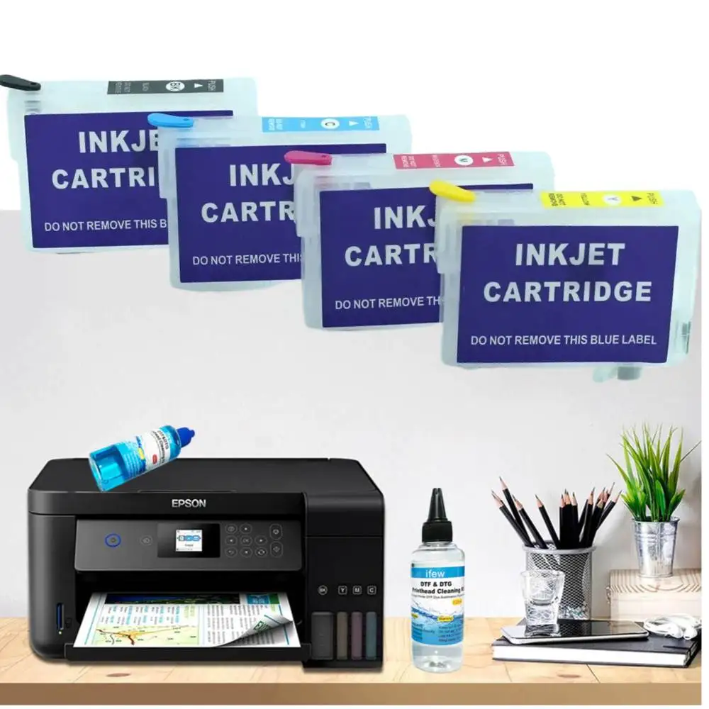 

T604 Картридж для принтера 604XL Многоразовый картридж с чипом для Epson XP-2200 XP-2205 XP-3200 XP-3205 XP-4200 WF-2910DWF