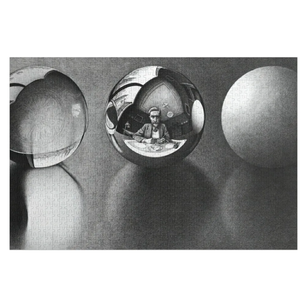 maurits cornelis escher, m c escher paintings, m c escher artwork Jigsaw Puzzle Personalised Anime Puzzle