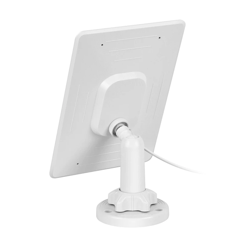 IDUD 3W Solar Panels With 4M Extension Cable IP65 Weatherproof 360° Adjustable Bracket For Ring Doorbell