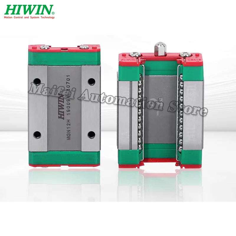 Original Taiwan HIWIN Linear Guide Slider MGN15 MGN15C MGN15H Slide Block Width 15mm Rail 100mm- 600mm  For 3D Printer