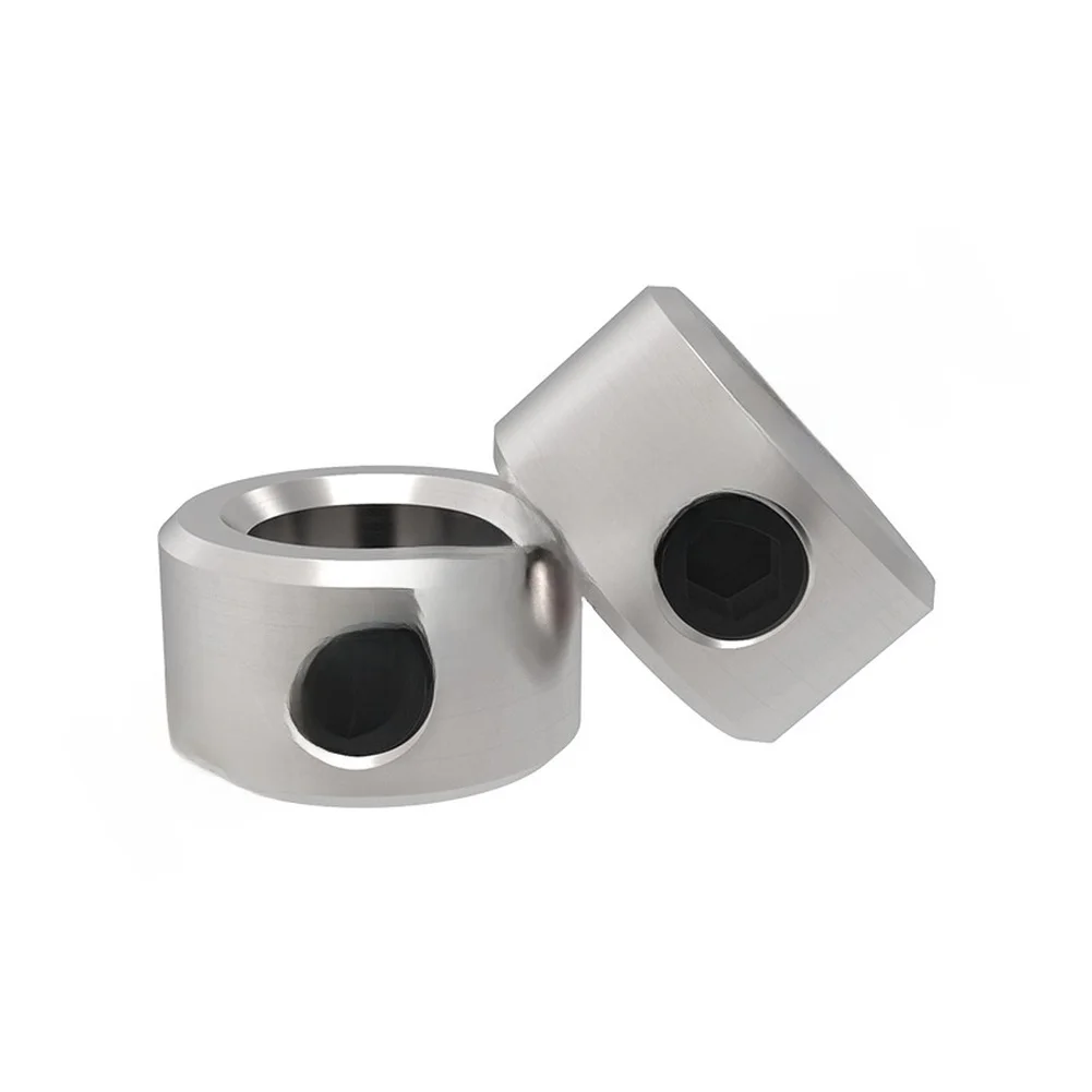 Stainless Steel Shaft Lock Collar for T8 Metric Screw Threads Commonly Employed in Cartesian and CoreXY Printers