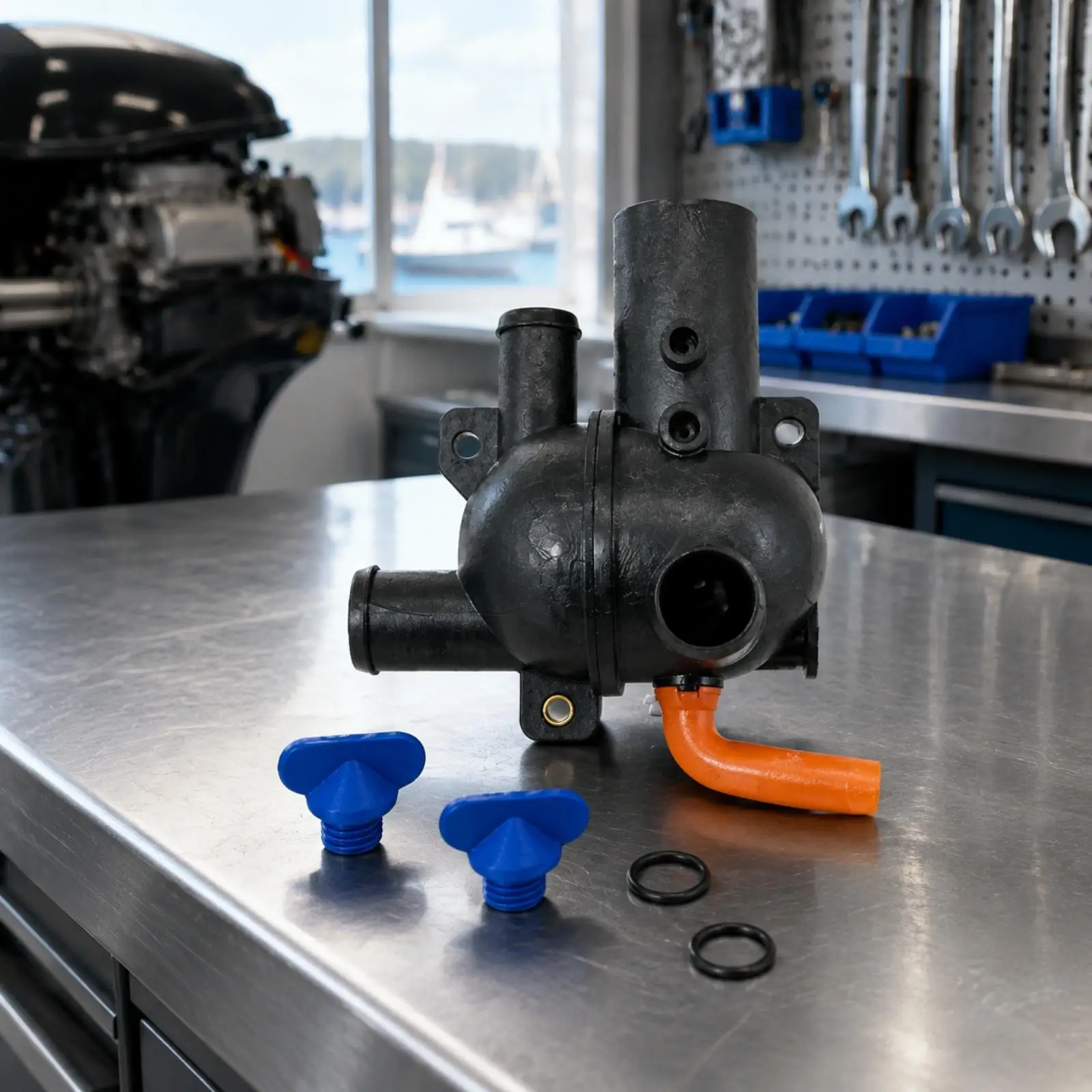 Engine Part Multi-Port MerCruiser Water Distribution Housing for Boat Mechanics