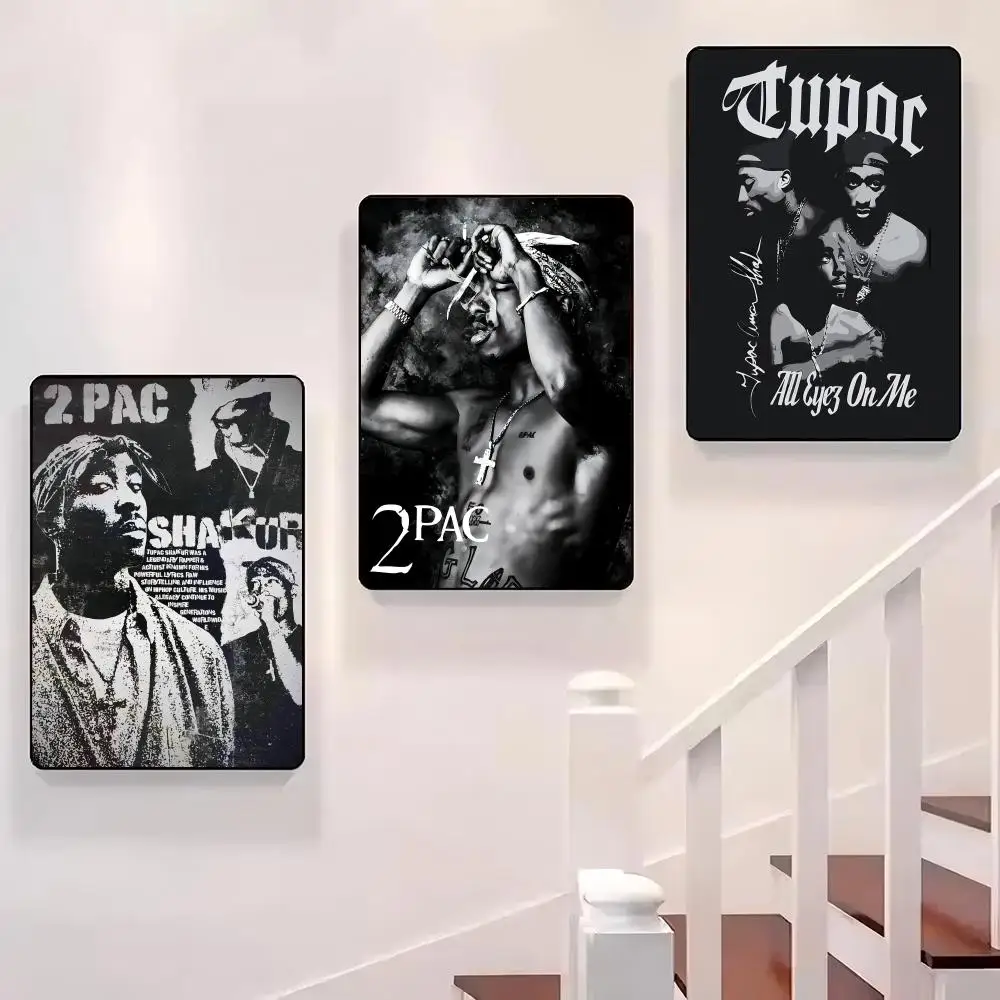 

Pop Hip Hop Rapper Roddy Ricch 2PAC Poster Sticky Wall Waterproof Home Living Room Bedroom Bar Aesthetic Decoration Perfect Gift