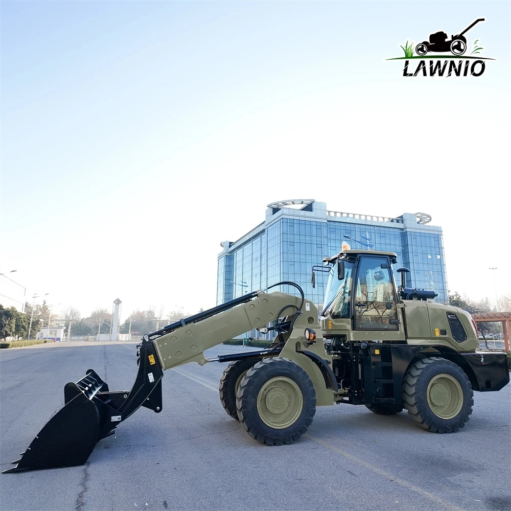 Cost Effective Telescopic Arm Loader  Full Hydraulic Steering and Strong Traction for Bulk Material Handling  Loader
