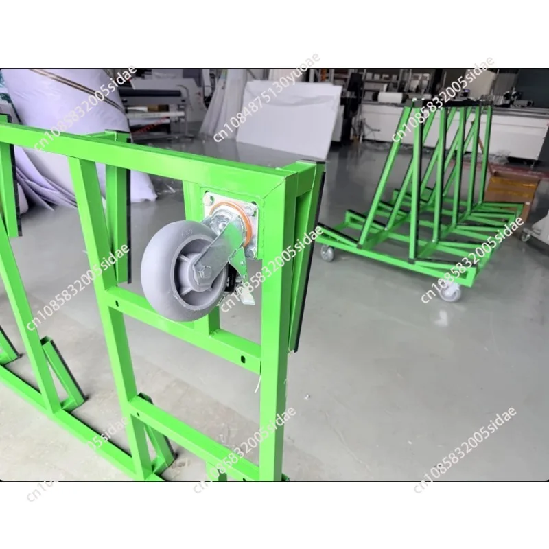 Portable Glass Transport Rack Board ，Storage Trolley Steel Trolley Glass Carry For Sheet Material